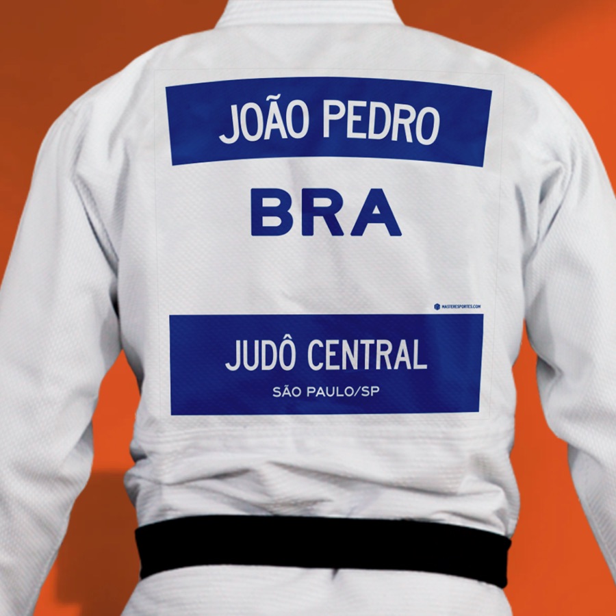 Backnumber Modelo Interclubes personalizado da Master Esportes